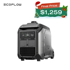 EcoFlow 3200W DC Fast Charging Dual Fuel Smart Generator for Home Power Backup