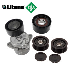 Belt Tensioner Assembly & Idler Pulley Kit 4pc OES for Sprinter 2500 3500 03-06