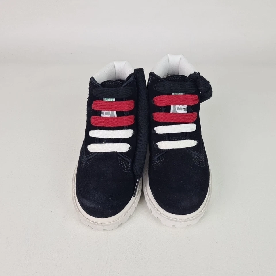 🚨 Botas Timberland 6 IN Premium Clásicas para Niños Pequeños 26844 Cuero Negro Talla 7 Raras Foto 4 de 4