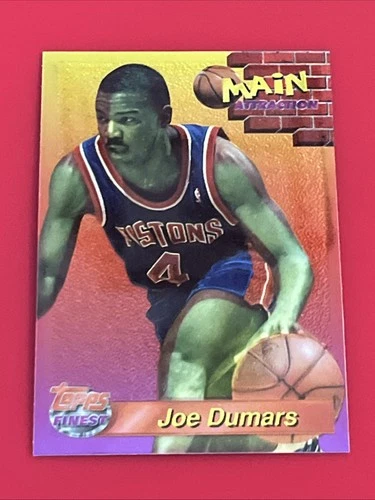 1993-94 Topps Finest Basketball- Main Attraction Joe Dumars #8