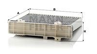 Mann-Filter CUK2230 Filter, Innenraumluft FüR Mitsubishi