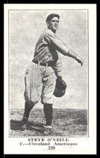 Steve O'Neill 1980's Collins Candy REPRINT Baseball Card #129 (NM)