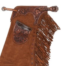 Chaps En Cuir De Rodéo Fabriqués à La Main | Équipement D'équitation