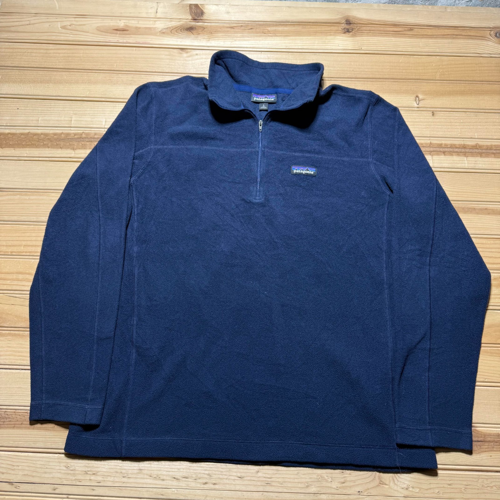 Patagonia Micro D 1/4 Zip Mock Neck Fleece Pullover Jacket Women's - Size Large