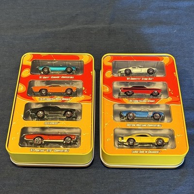 Hot Wheels Since '68 Muscle Cars 4-Car Tin Sets 1 & 2 | eBay