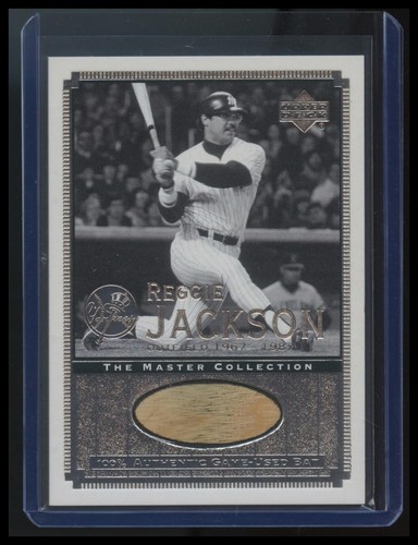 2000 Upper Deck Master Collection /500 Reggie Jackson Game Used Bat SP RARE HOF