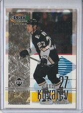 2001-02 UD Playmakers Limited #78 Alexei Kovalev Pittsburgh Penguins