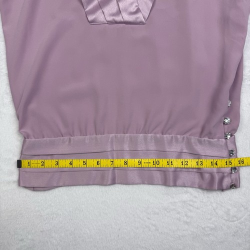 Vintage Nolan Miller Dynasty Collection 6 Pink Skirt & Top Fit & Flare Church - Picture 5 of 24
