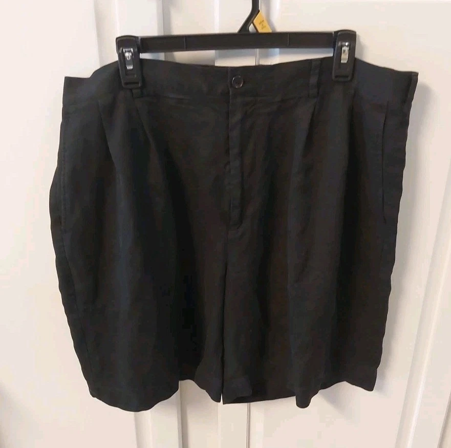 Nautica шорты мужской 38 черный Rigger мягкий шелк льняной Chino пляж классическое платье - Изображение 2 из 4