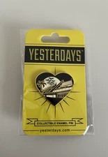 2023 SDCC Yesterdays Co Daily Heart Pin Saturday Black GITD New