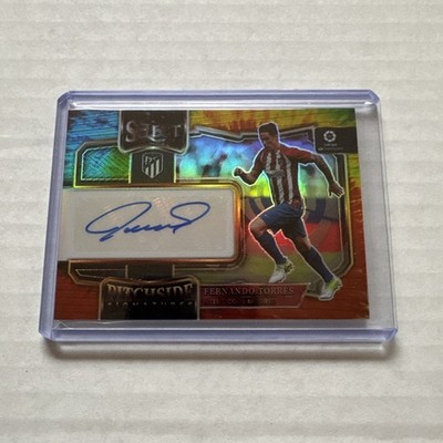 2022-23 Select La Liga Fernando Torres Pitchside Signatures Auto