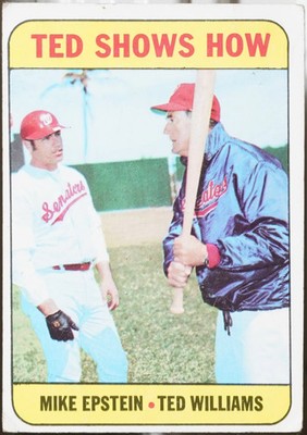 1969 Topps Baseball Ted Shows How (Mike Epstein / Ted Williams) CPC #539 VG