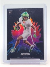 TROY FRANKLIN 2024 PANINI PRIZM DRAFT BLACK COLOR BLAST ROOKIE RC Q4854