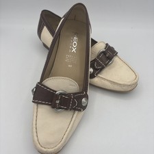Geox Respira Italy Womans 40 Cream Punctured ...