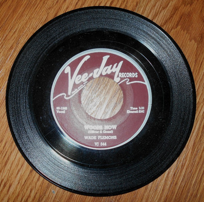 Vee-Jay Records Vintage 45 rpm Woops Now & Easy Lovin' by Wade Flemons