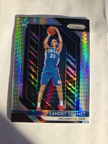 2018-19 Panini Prizm Silver Hyper Prizm Parallel Landry Shamet Rookie RC #199