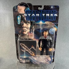 Star Trek First Contract Commander William T Riker Figure 1996 Playmates Toys