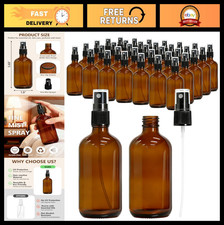 35 Pack 4oz Amber Glass Spray Bottles - Perfe...