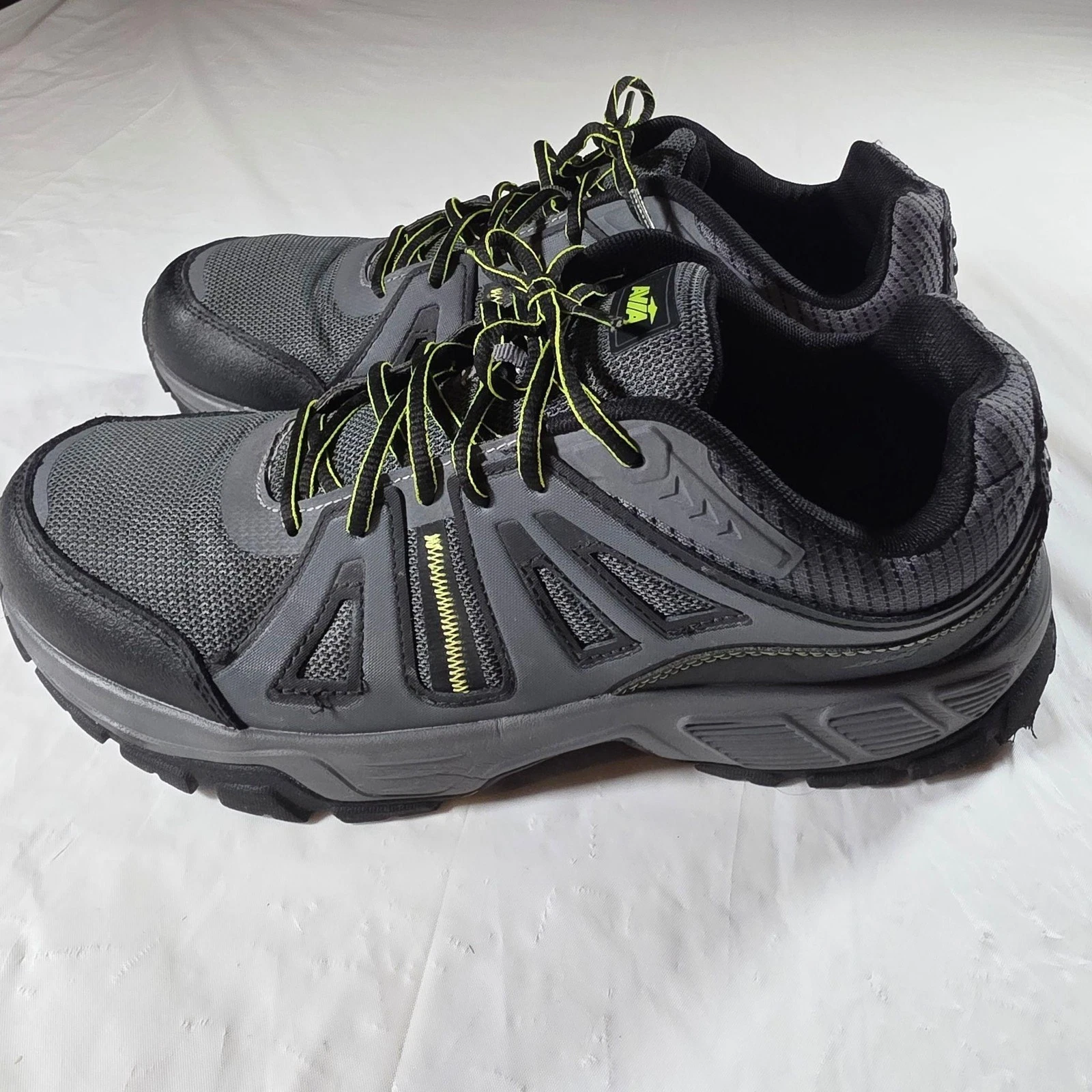 Avia Running Shoes Mens Size 11 Gray Mesh Low Top Athletic Sneakers Trail