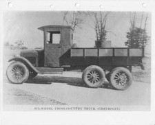 1927 Chevrolet 6-wheel Cross Country Truck Press Photo 0305
