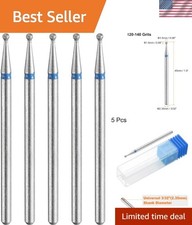 5pcs Diamond Grinding Bit Set - 120-140 Grits for Precision Polishing  Grinding