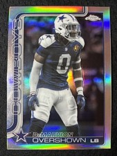 2025 Topps Chrome DeMarvion Overshown Dallas Cowboys #78 Silver Refactor