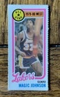 NM+ Magic Johnson 1980-81 Topps Rookie #18 Separated Lakers Earvin Single Panel