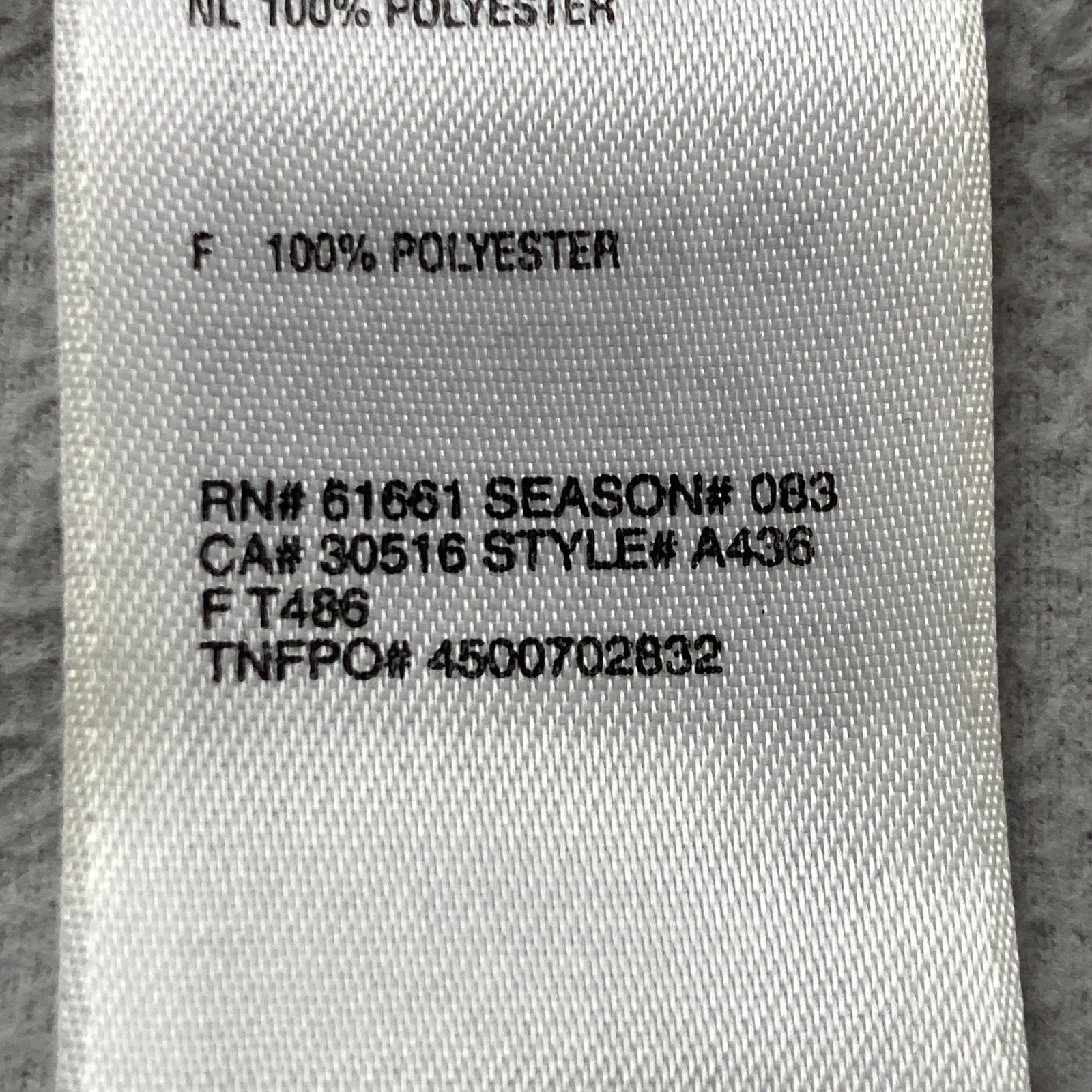 The North Face Fleece Sweater Mens Large Gray 1/4 Zip TKA 100 Long Sleeve thumbnail 14