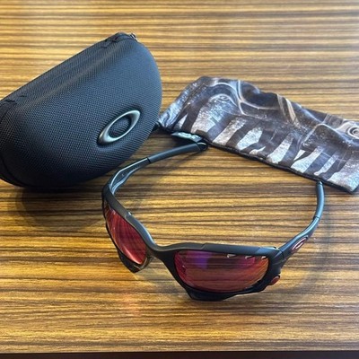 OAKLEY RACING JACKET Sunglasses Matt Black Prizm Road New, unused From Japan