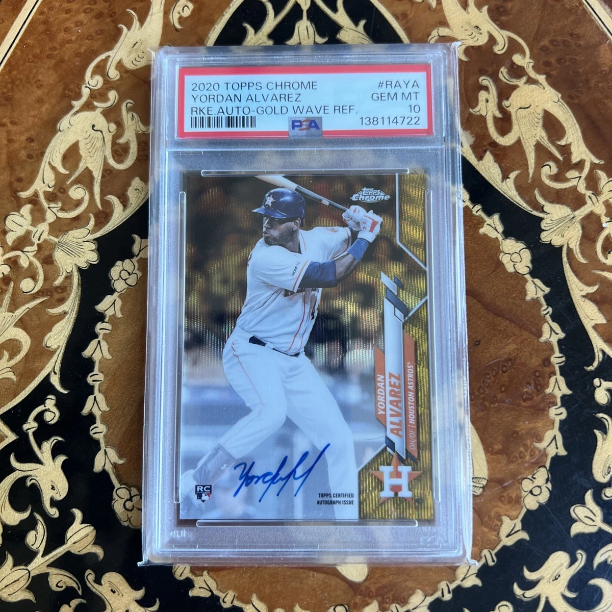2020 Topps Luminaries Yordan Alvarez Auto #12/15 RC ROOKIE SP 