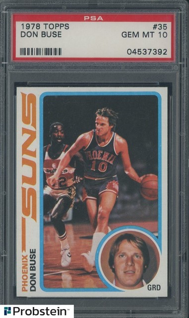 1978-79 Topps Basketball #35 Don Buse Phoenix Suns PSA 10 GEM MINT