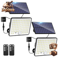 Solarlampen FüR AußEn 82 LED Mit Bewegungsmelder 3 Modi IP65 Wandleuchte Garten