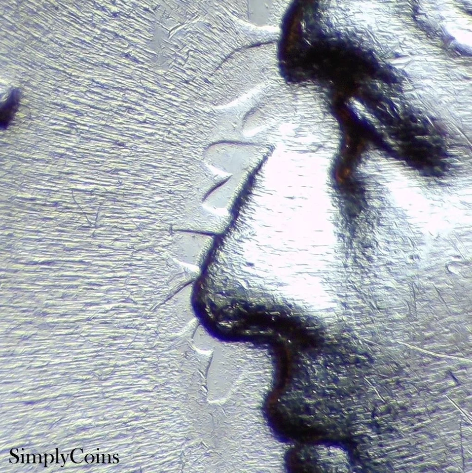 1941-S Mercury Dime BU FB Full Bands MINT ERROR DIE CLASH Silver - Image 4 of 4