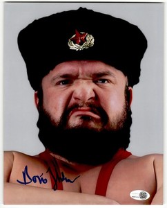 Boris Zhukov WWF Bolsheviks Signed 8x10 Photo JSA Witness