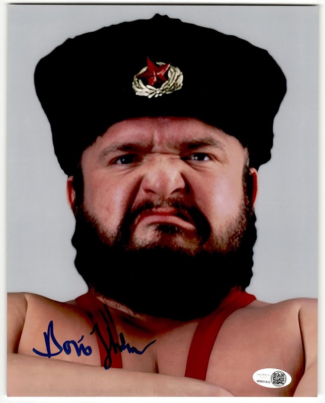 Boris Zhukov WWF Bolsheviks Signed 8x10 Photo JSA Witness