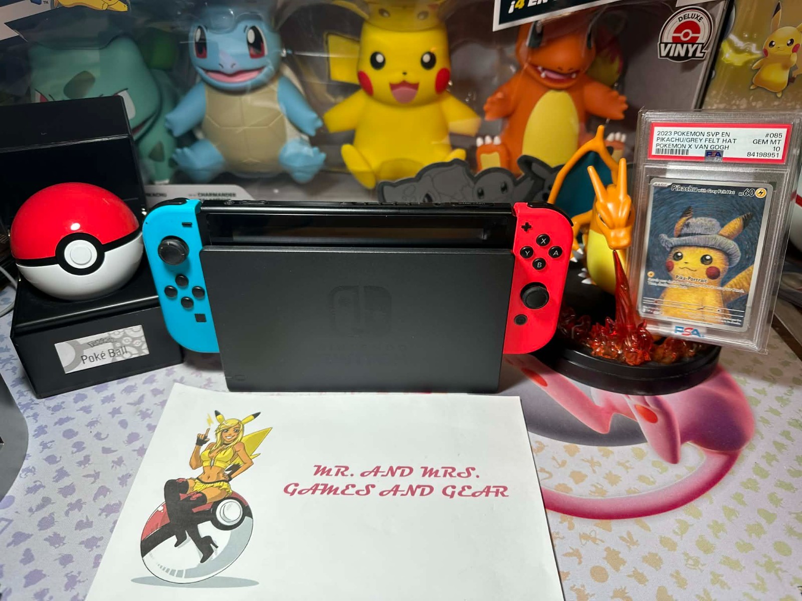 Nintendo Switch 32GB Blue/Red Joy-Con Console TESTED Minor Signs Of Normal Use