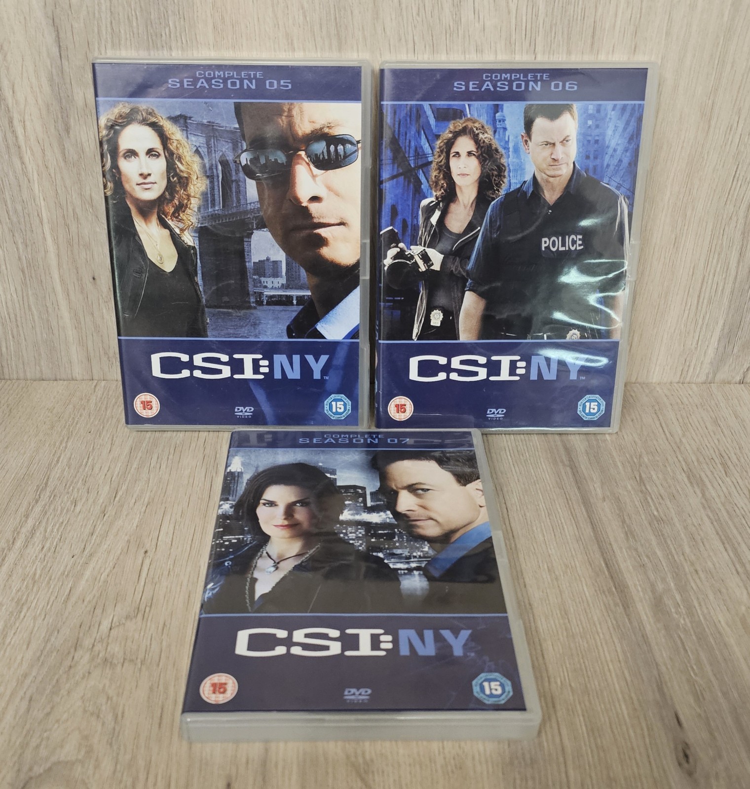 CSI NEW YORK SEASON 5-7 DVD'S SEASON 5,6,7