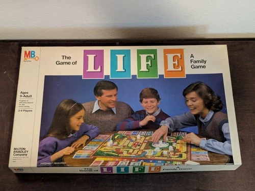 Vintage 1985 The Game of Life Board Game Milton Bradley - 100% Complete
