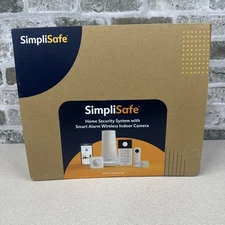 SimpliSafe Home Security System Indoor Camera 8 Piece Kit