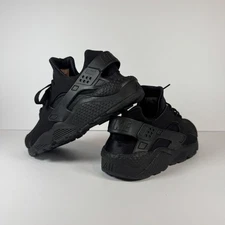 New Nike Air Huarache Black Running Shoes Men's Size 10 US [318429-003]