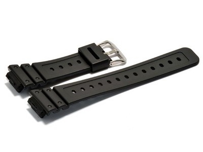 Uhrenband Casio DW-5600, G-5600, DW-5000, GW-M5600, GW-5700, G-5700, schwarz