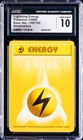 1999 POKEMON BASE SET SHADOWLESS #100 LIGHTENING ENERGY CGC 10 GEM MINT