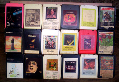 8 Track Tape Lot Three Dog Night, Mammas & Pappas, The Beach Boys, Elton John