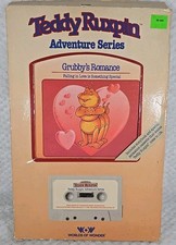 Teddy Ruxpin Book and Cassette Tape Grubbys Romance Falling In Love 1985 Vintage