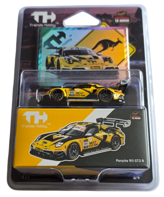 Trends Hobby Porsche 911 GT3 R Yellow #911 Car Diecast 1:64 | eBay