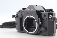 Near MINT w/ Strap Canon A-1 A1 35mm SLR Film Camera Black Body From JAPAN