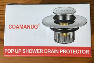 COAMANUG 3/4 inch Pop Up Shower Drain Protector for Bathtub