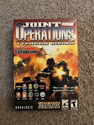 Joint Operations: Typhoon Rising (PC, 2004) Brand New Sealed Small Box