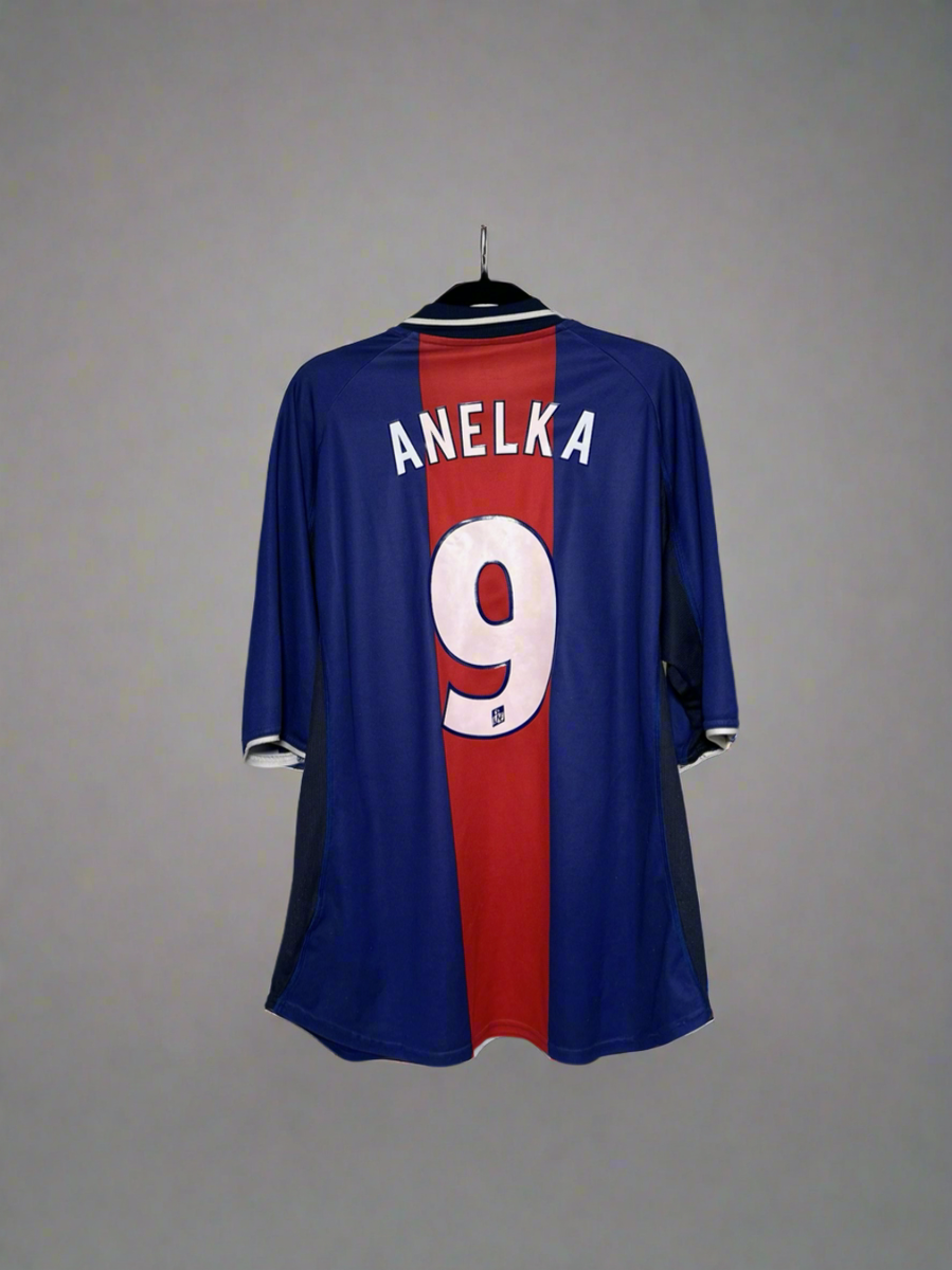 Paris (PSG) Anelka #9 - Nike - 2000/2001 - HOME Kit | eBay