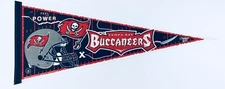 RARE Vintage 1997 Wincraft Tampa Bay Buccaneers NFL Pennant Flag Banner 29 1/2